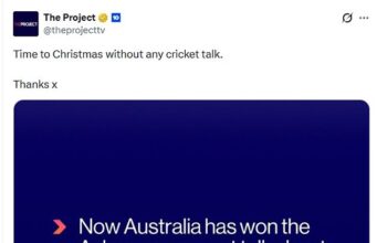 Os fãs de críquete criticam o Channel Ten pela postagem preconceituosa de Ashes – e até mesmo o ABC entra em ação