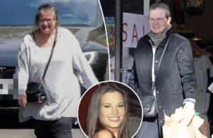 Bridget Fonda, 61, exibiu sua perda de peso durante um raro passeio público