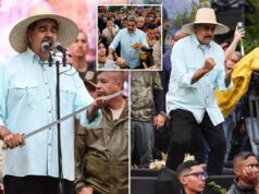 O líder venezuelano Nicolás Maduro canta, dança e ameaça ‘arrancar os dentes’ do ‘império norte-americano’