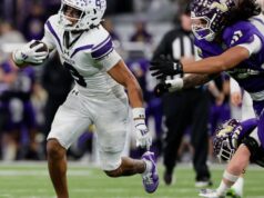 Lance McGee, da WA, exemplifica o jogo de running back com seis jogos do campeonato TD