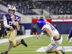 LA Bowl: Instantâneos da explosão do Washington Huskies em Boise State