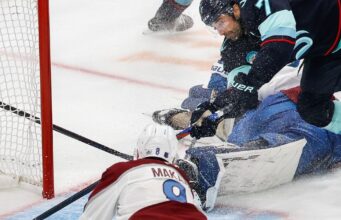 Seattle Kraken não conseguiu se defender do Avalanche e sofreu a 9ª derrota em 10 jogos