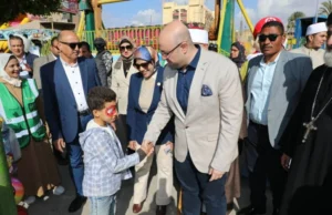 Em comemoração ao Dia Internacional do Voluntário, o Governador Beni Suef participa num dia de hospitalidade com crianças em instituições de acolhimento.