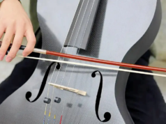 A impressão 3D adiciona elegância ao violoncelo com um design acessível de fibra de carbono
