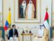 Saud bin Saqr discute com o Presidente do Equador o desenvolvimento de relações amistosas e de cooperação