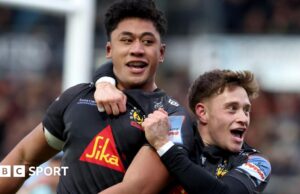 Prem: Exeter 24-10 Leicester Tigers: Chiefs estão em segundo lugar na tabela