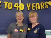 Duas enfermeiras de Kent estão comemorando serem amigas há 40 anos