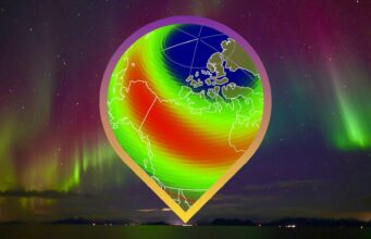 A aurora boreal será visível em 10 estados de 22 a 23 de dezembro