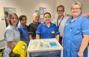 Equipe de enfermagem A equipe de enfermagem está melhorando o percurso do paciente para a iniciativa