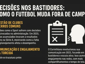Decisões nos Bastidores: Como o Futebol Muda Fora de Campo