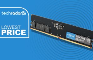 Compre 16 GB de RAM Crucial DDR5 5600 MHz por apenas £ 66, mas seja rápido, não durará muito.