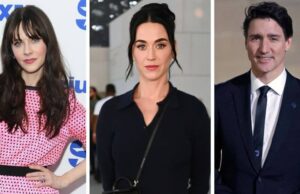 Zooey Deschanel elogia o romance de Katy Perry e Justin Trudeau