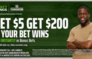 Use o código promocional DraftKing para obter uma aposta de bônus de $ 200 visando Panthers-Buccaneers, Seahawks-49ers no sábado