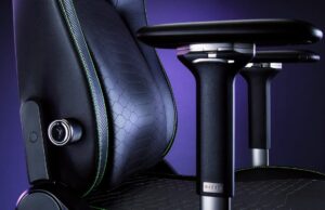 A cadeira para jogos Iskur V2 com ajuste lombar, carro-chefe da Razer, tem um desconto de US $ 250