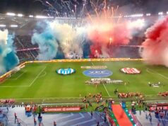 Recepção chocante no Madre de Cities para a final entre Racing e Estudiantes