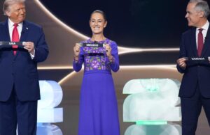 Trump e Sheinbaum convidaram-se para uma visita após se conhecerem em Washington.