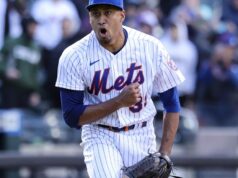 O trompetista mágico de Edwin Díaz está no topo da lista de reprodução dos Dodgers