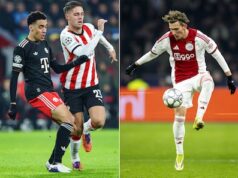 Pontuação final: CL | PSV e Ajax estão eliminados, o que representa uma derrota para Real Madrid, Inter e PSG, detentor do título.