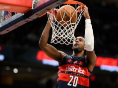 Alex Saar, dos Wizards, afastado por cerca de 2 semanas devido a uma distensão no tendão da coxa