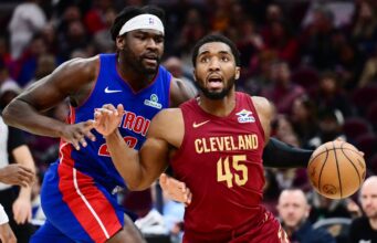 Estrela dos Cavaliers, Donovan Mitchell (descanso) fora contra Pacers