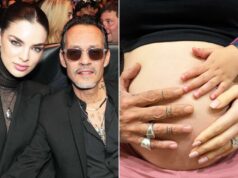 Marc Anthony e sua esposa Nadia Ferreira anunciam que o bebê número dois está a caminho