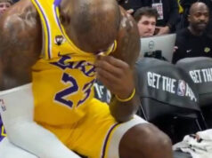 LeBron James ganha 60 mil e os Cavaliers o fazem chorar na derrota para o Lakers