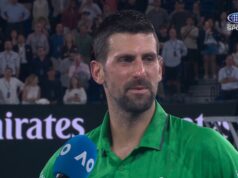 Djokovic foi derrotado por palavras após as semifinais