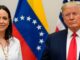 Donald Trump recebeu Maria Corina Machado na Casa Branca