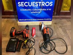 Añatuya: Eles obtêm itens valiosos com ferramentas roubadas no bairro de Obrero