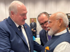 O Presidente da Bielo-Rússia, Lukashenka, parabeniza a Índia por ocasião do 77º Dia da República de 2026