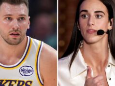 Caitlin Clark trabalhou como analista da NBC antes do jogo Lakers-Knicks
