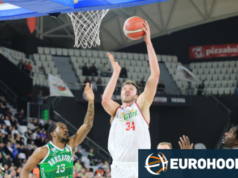 Jayce Johnson pisca para Double-Double; Manisa Basket anulado pelo Bursaspor