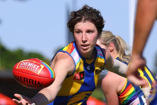 A defensora do West Coast Eagles e produtora de Albany, Sophie McDonald, pendurou as chuteiras após sete temporadas da AFLW.