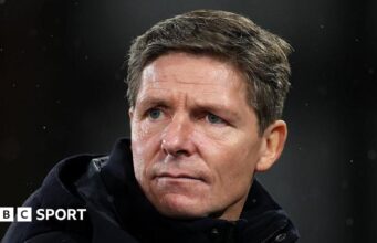 O futuro de Oliver Glassner no Crystal Palace está em sérias dúvidas após a má forma.