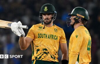Copa do Mundo T20: África do Sul vence a Nova Zelândia e Aiden Markram está invicto