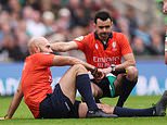 Árbitro de rúgbi forçado a deixar o campo durante a partida Inglaterra x Irlanda em Twickenham, enquanto a equipe de Steve Borthwick começava o pesadelo do confronto das Seis Nações: ‘Algo apareceu’