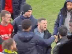 Jack Wilshere foi ARRASADO por seus jogadores do Luton quando o ex-astro do Arsenal confrontou com raiva os torcedores dos Hatters depois que eles elogiaram sua equipe como estando ‘envergonhada’ depois de perder pontos na corrida de promoção