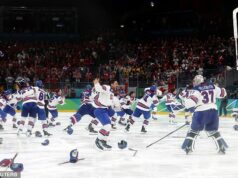 A vitória épica da seleção masculina de hóquei dos EUA sobre o Canadá quebrou recordes de televisão… quando os números impressionantes foram revelados