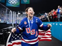 Estrela do hóquei feminino dos EUA critica Trump por piada ‘desagradável’ no vestiário enquanto goleiro lamenta reação