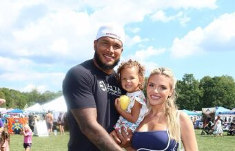 NFL WAG Hannah Brooke admite que a mudança de seu noivo Jermaine Johnson dos Jets para os Titans é ‘agridoce’