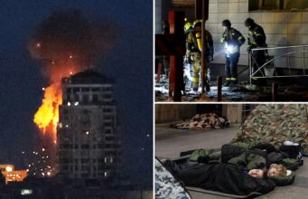 A Rússia disparou 450 drones e 70 mísseis contra a Ucrânia, um dia antes das negociações mediadas pelos EUA