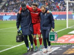 O zagueiro do Freiburg, Max Rosenfelder, descartou ficar afastado dos gramados por várias semanas