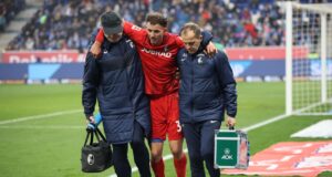 O zagueiro do Freiburg, Max Rosenfelder, descartou ficar afastado dos gramados por várias semanas