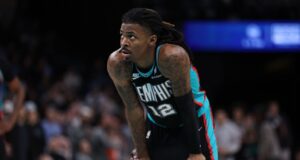 A estrela do Grizzlies, Ja Morant, ficará ausente por pelo menos duas semanas.