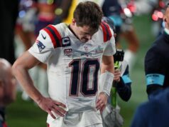 A ascensão de Drake Mayes atinge obstáculos enquanto o Patriots QB luta na derrota no Super Bowl LX