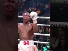 Quando Mario Barrios derrubou Yordenis Ugás na décima segunda rodada 😳 #short – Boxing News