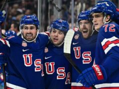 Avaliações, perguntas da seleção olímpica de hóquei dos EUA contra a Dinamarca