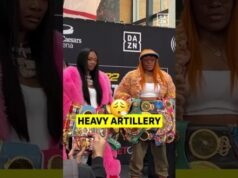 Número louco de cintos! Claressa Shields e Franchon Crews-Dezurn mostram seus equipamentos 👑 – Boxing News