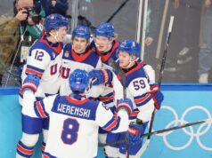 O hóquei masculino dos EUA perdeu para a Eslováquia no jogo pela medalha de ouro contra o Canadá
