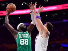 Nemias Quetta derrotou Luka Doncic no Celtics Lakers.